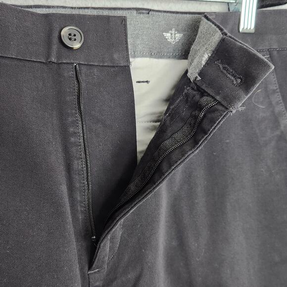 Dockers Pants Mens 36x29 Black Workday Khaki Classic Fit Smart 360 Flex Chino - Picture 11 of 16